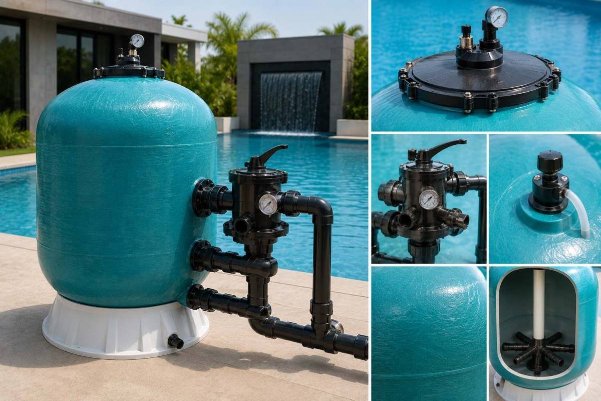 Fiberglass Commercial Sand Filter