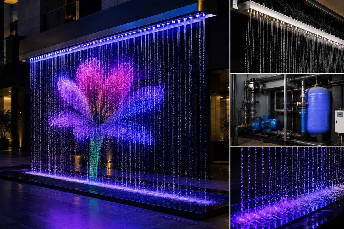 Digital Water Curtain