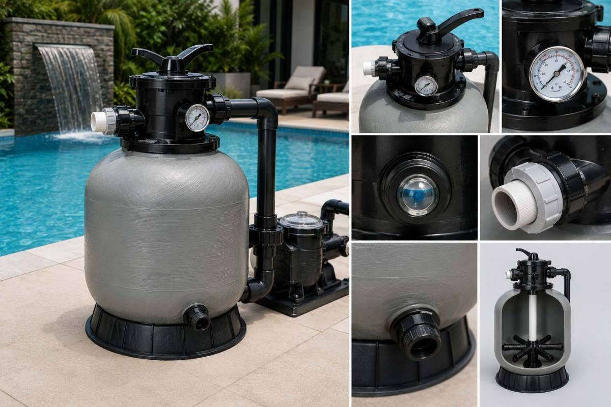 High Performance Sand Filter Top Mounted